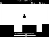 YASUHATI (休むな！８分音符ちゃん♪）（不要停！８分音符醬♪）のゲーム画面